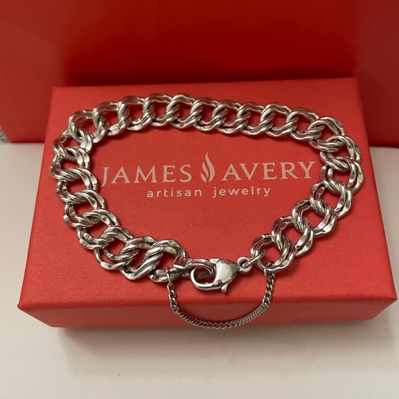 James Avery Jewelry James Avery Heavy Double Curb Charm Bracelet